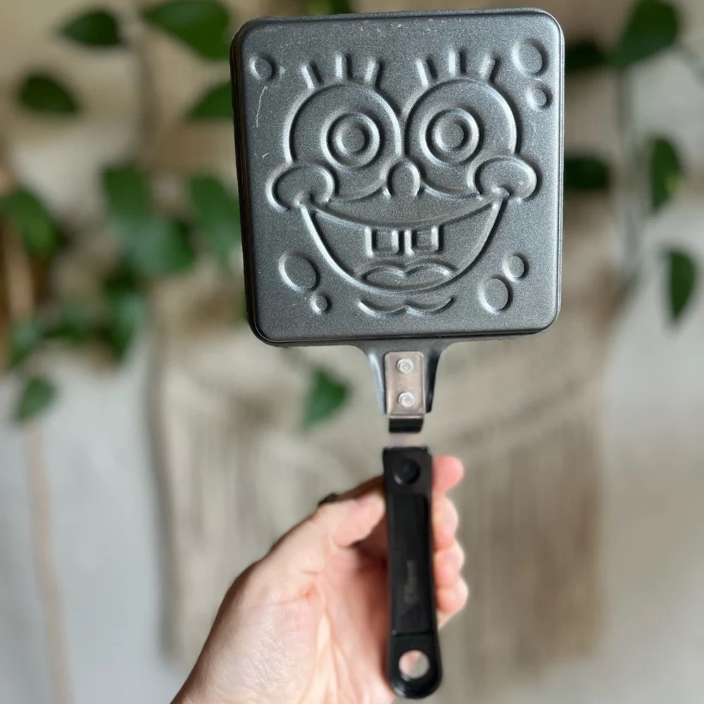 Vintage SpongeBob SquarePants Pancake Sandwich Egg Pan Skillet Nonstick Cartoon